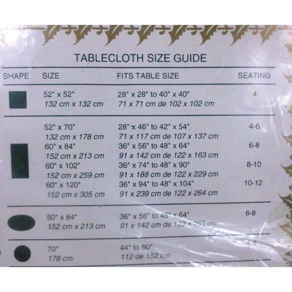 Vintage Bardwil Linens Christmas Tablecloth 70” Round Poinsettia Classic Holiday - Picture 4 of 5